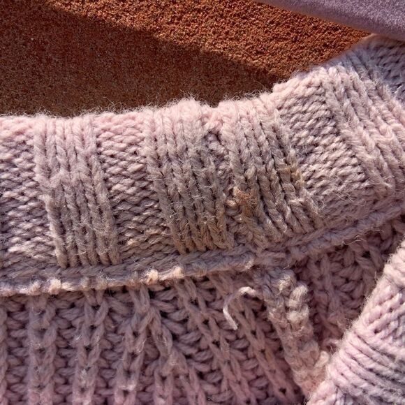 Pink Stripe Sweater - Small Stain Inside - Picture 4 of 4